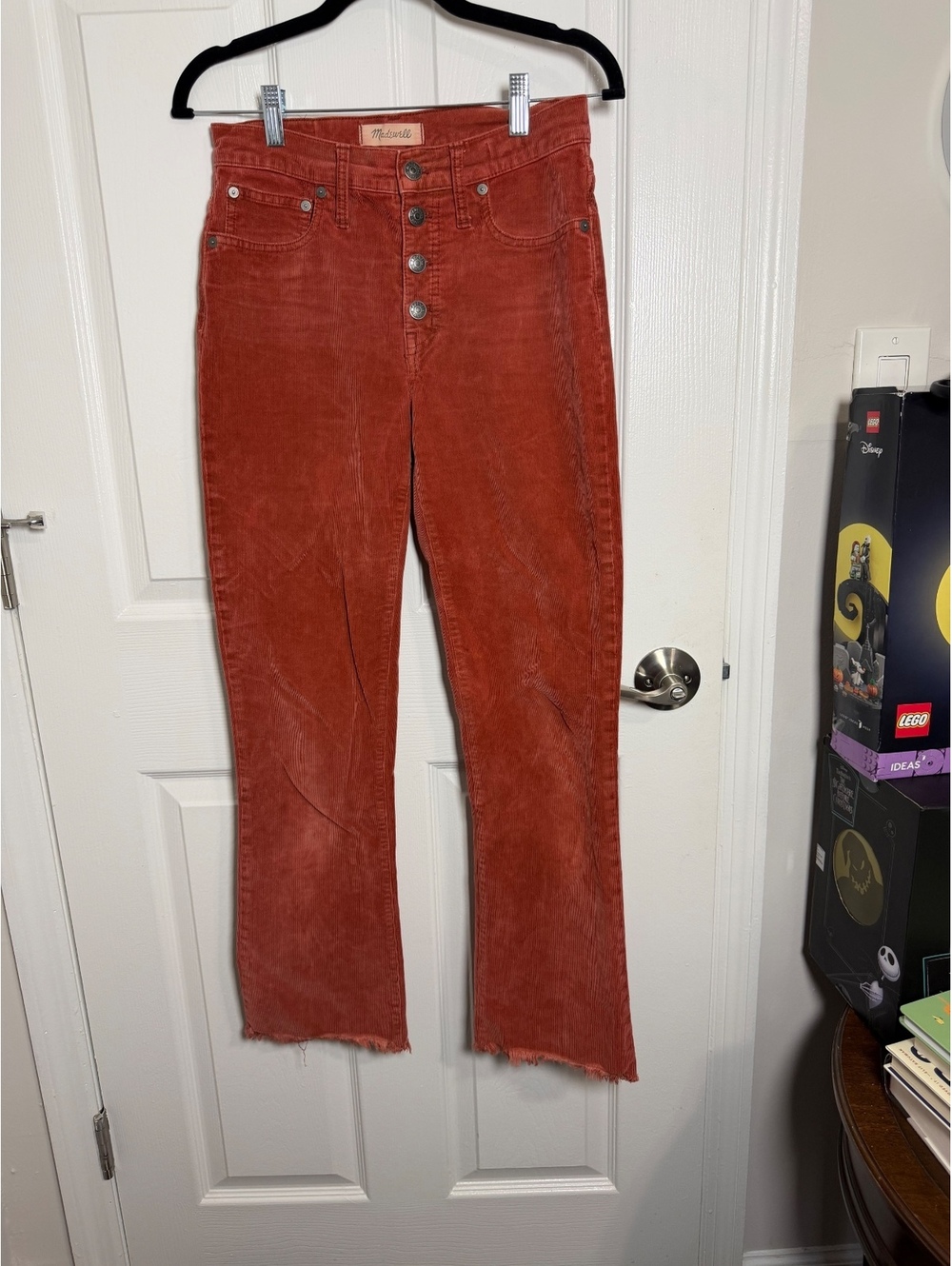 Madewell Women’s Orange Corduroy Pants